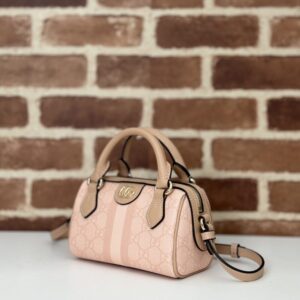 Replica Gucci GG Ophidia Boston Pink - near-authentic luxury replica handbag