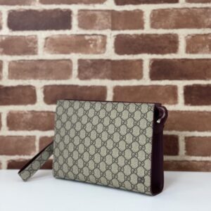 Replica Gucci GG Canvas Pouch Beige - near-authentic luxury replica handbag