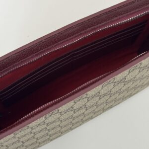 Replica Gucci GG Canvas Pouch Beige - best quality luxury bag dupe