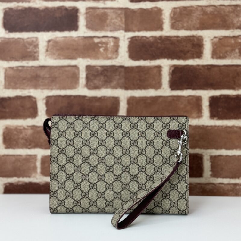 Replica Gucci GG Canvas Pouch Beige - high-end fake designer purse
