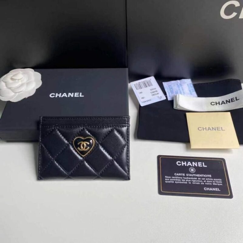 Replica Chanel Flap Card Holder Heart - ultra-realistic fake designer tote