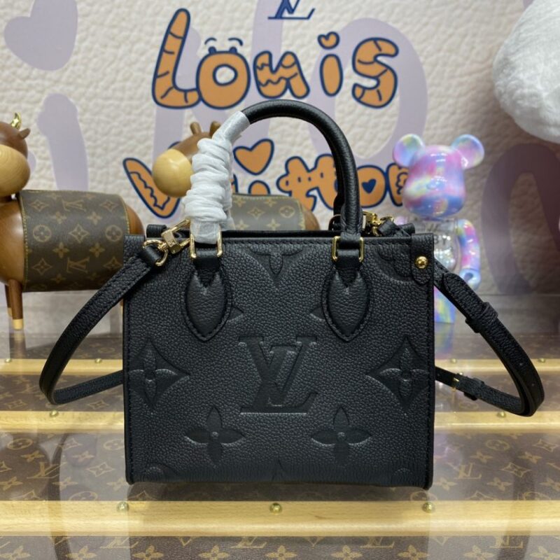 Replica LV OnTheGo BB Black - high-quality designer bag clone