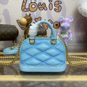 Replica Louis Vuitton Alma Nano Water Blue - authentic-look luxury purse replica