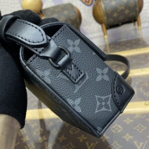 Replica Louis Vuitton Steamer Wearable Wallet Black Canvas - top-tier luxury replica shoulder bag