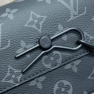 Replica Louis Vuitton Steamer Wearable Wallet Black Canvas - authentic-look luxury purse replica