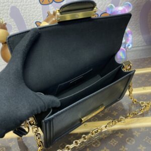 Replica Louis Vuitton Dauphine East West Black - near-authentic luxury replica handbag
