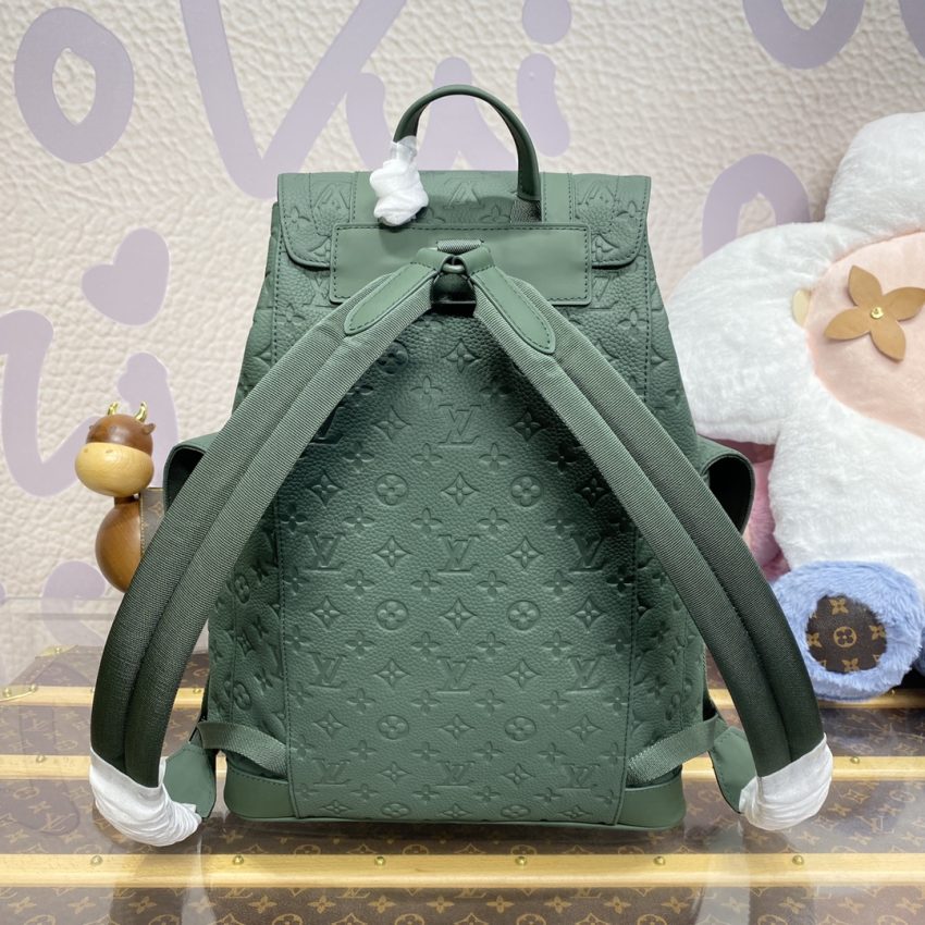Replica Louis Vuitton Christopher Backpack Green - authentic-look luxury purse replica