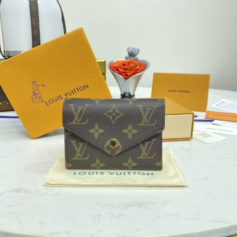 Replica Louis Vuitton Victorine Wallet Brown - best quality luxury bag dupe