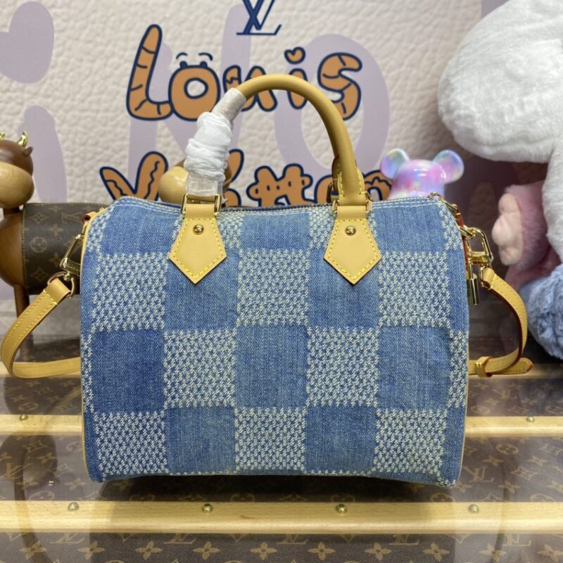 Replica Louis Vuitton Speedy Bandouliere 25 Denim - high-accuracy replica luxury purse