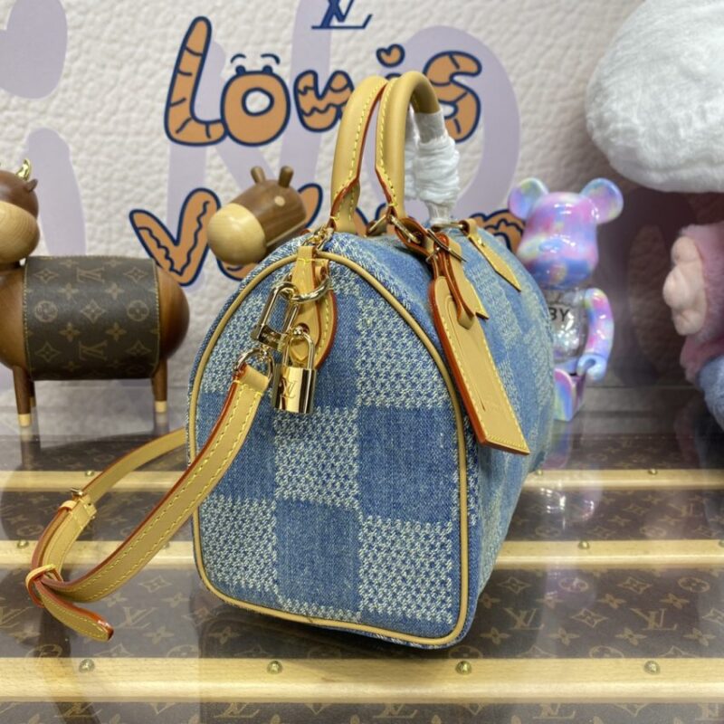 Replica Louis Vuitton Speedy Bandouliere 25 Denim - high-accuracy replica luxury purse
