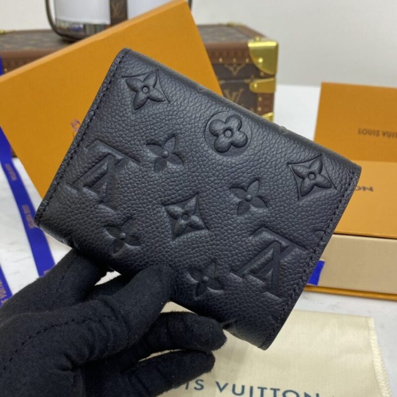 Replica Louis Vuitton Victorine Wallet Black - 1:1 designer replica handbag