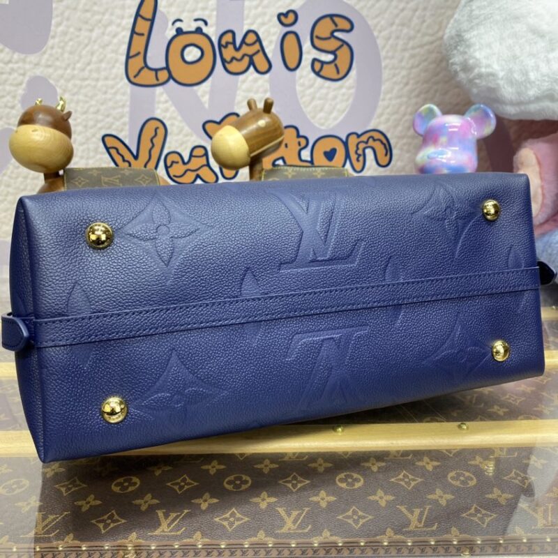 Replica Louis Vuitton Carry All MM Dark Blue - elite superclone designer purse