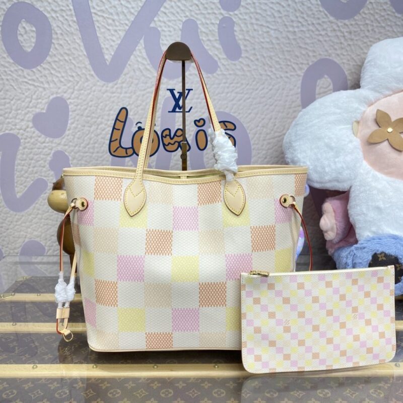 Replica Louis Vuitton Neverfull MM Multi Grid - elite superclone designer purse