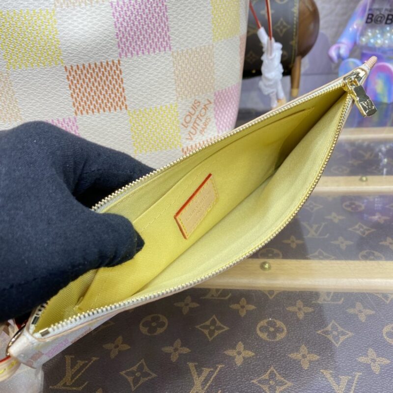Replica Louis Vuitton Neverfull MM Multi Grid - premium 1:1 fake handbag model