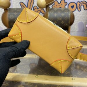 Replica Louis Vuitton Nano Steamer Brown - 1:1 designer replica handbag