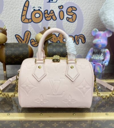 Replica Louis Vuitton Speedy Bandouliere 20 Pink - near-authentic luxury replica handbag