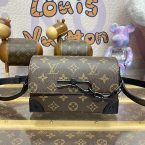Replica Louis Vuitton Steamer Wearable Wallet Brown - authentic-look luxury purse replica