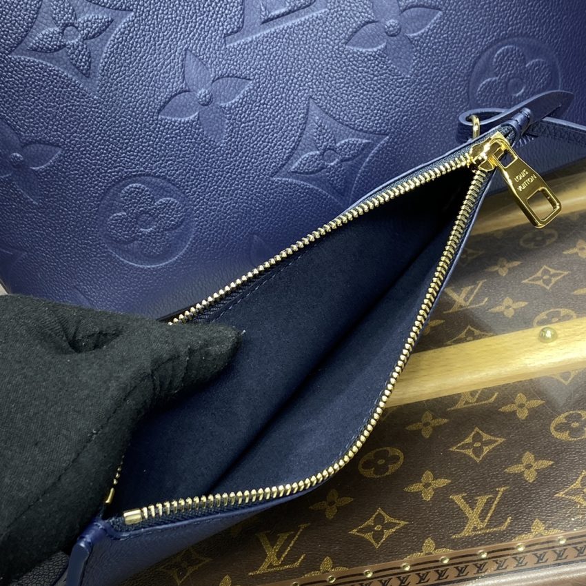 Replica Louis Vuitton Neverfull MM Blue - premium 1:1 fake handbag model