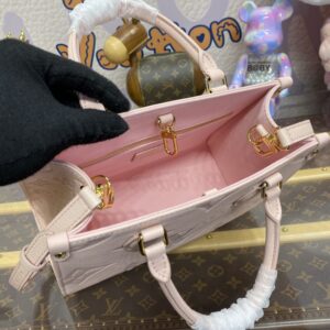 Replica LV OnTheGo PM Pink - high-end fake designer purse