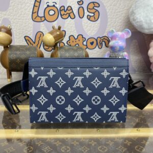 Replica Louis Vuitton Gaston Wearable Wallet Blue - authentic-look luxury purse replica