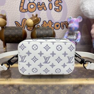 Replica Louis Vuitton Alpha Messenger White Canvas - top-rated replica designer bag