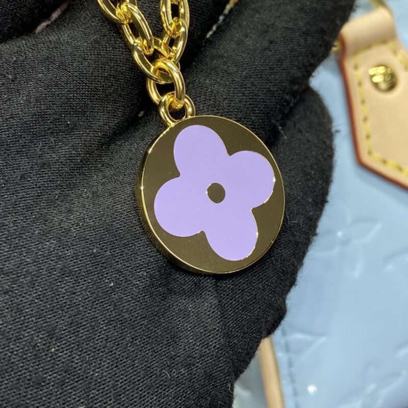 Replica Louis Vuitton Speedy Nano Blue Patent - high-accuracy replica luxury purse