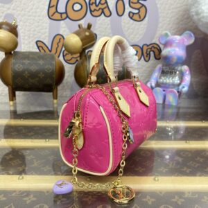 Replica Louis Vuitton Speedy Nano Pink Patent - elite superclone designer purse