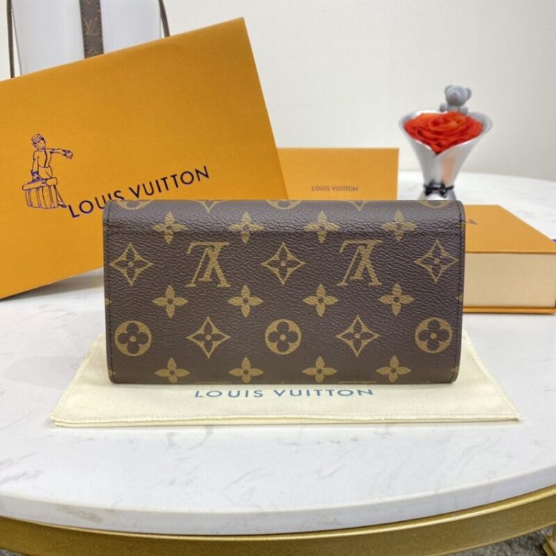 Replica Louis Vuitton Sarah Wallet Brown - high-quality designer bag clone