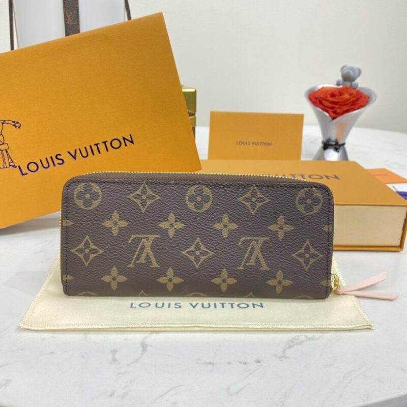 Replica Louis Vuitton Clemence Wallet Brown - top-tier luxury replica shoulder bag