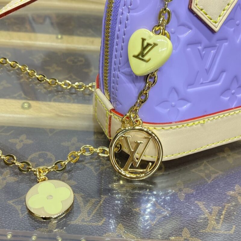Replica Louis Vuitton Alma Nano Purple - elite superclone designer purse
