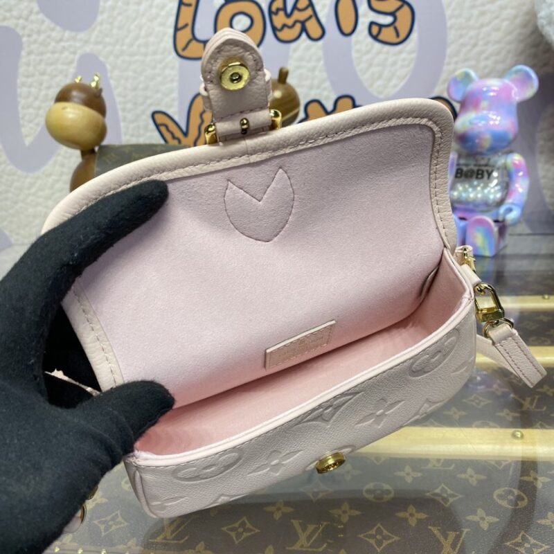 Replica Louis Vuitton Nano Diane Pink - best quality luxury bag dupe