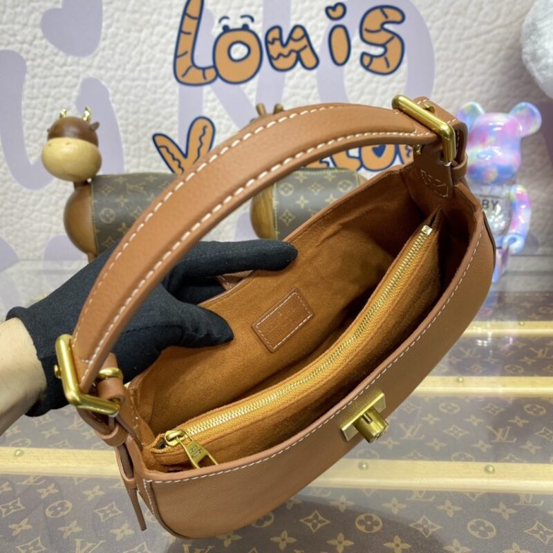Replica Louis Vuitton Low Key Shoulder Brown - top-tier luxury replica shoulder bag