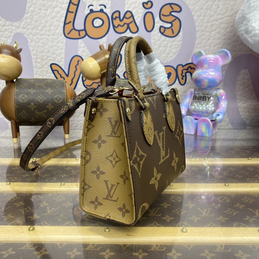 Replica LV OnTheGo BB Brown - best quality luxury bag dupe