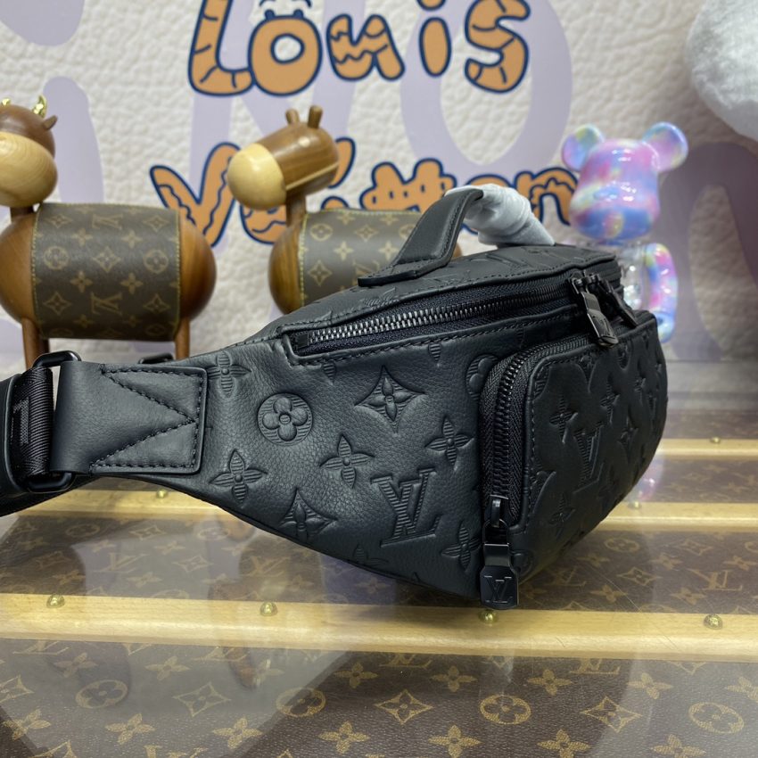 Replica Louis Vuitton Rush Bumbag Black - realistic designer-inspired fake bag