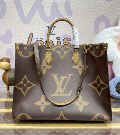 Replica LV OnTheGo Large Brown - realistic designer-inspired fake bag