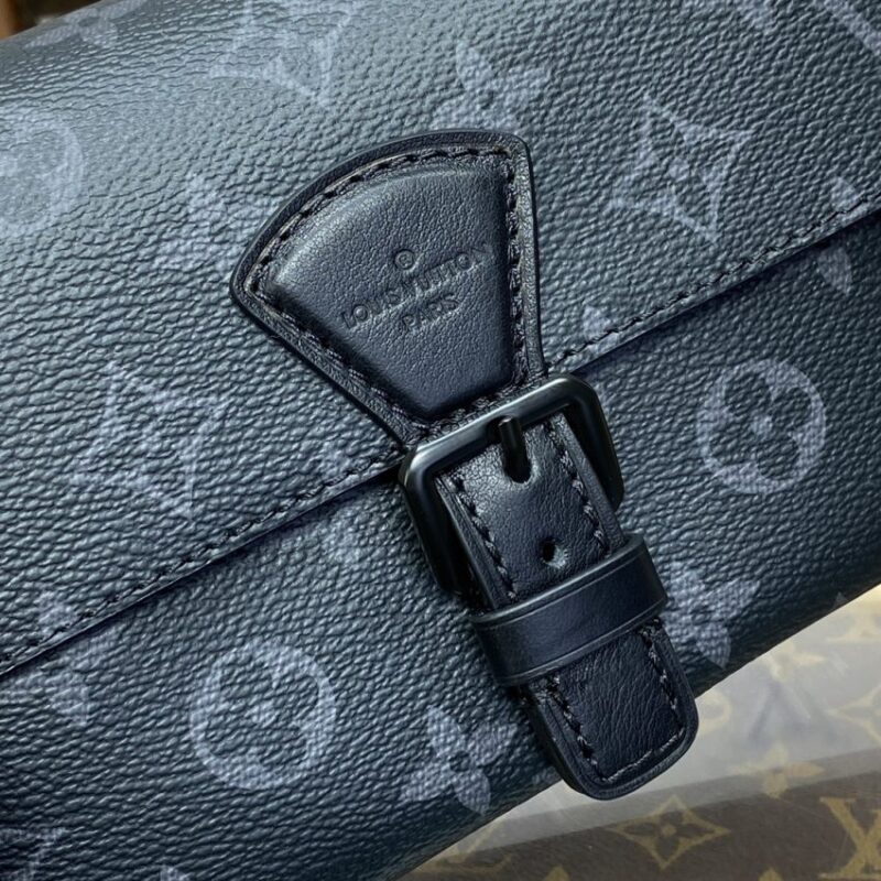 Replica Louis Vuitton Wearable Wallet Black - authentic-look luxury purse replica