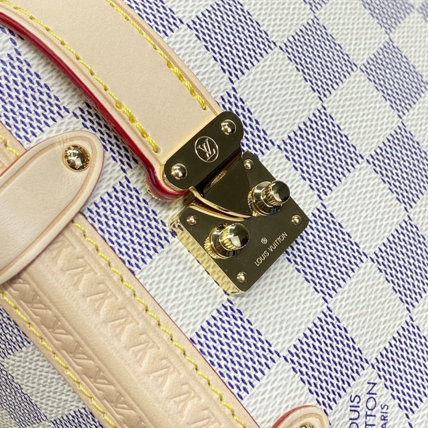 Replica Louis Vuitton Side Trunk Beige Square - 1:1 designer replica handbag