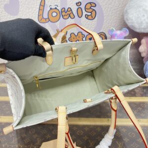 Replica LV OnTheGo White Denim - top-tier luxury replica shoulder bag