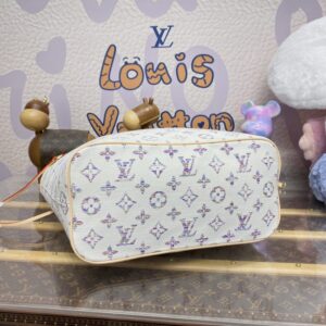 Replica Louis Vuitton Neverfull MM White - 1:1 designer replica handbag