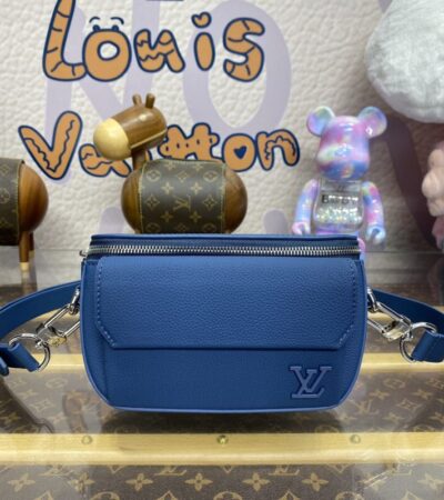 Replica Louis Vuitton Pilot Wearable Wallet Blue - high-accuracy replica luxury purse