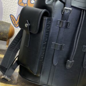Replica Louis Vuitton Christopher Backpack Black - ultra-realistic fake designer tote