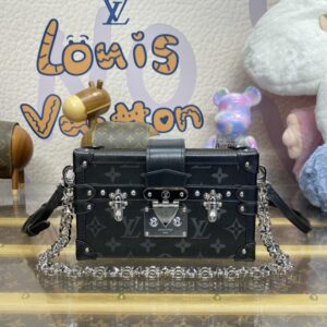 Replica Louis Vuitton Petite Malle Black - best-selling designer handbag dupe