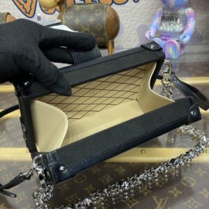 Replica Louis Vuitton Petite Malle Black - authentic-look luxury purse replica