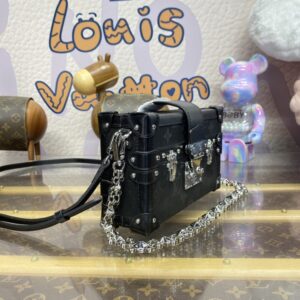 Replica Louis Vuitton Petite Malle Black - elite superclone designer purse