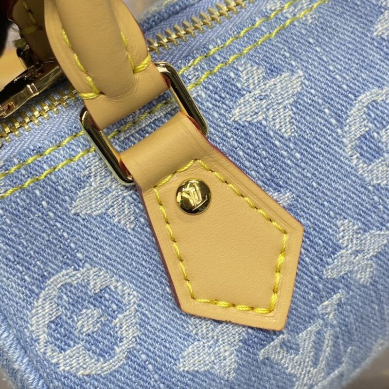 Replica Louis Vuitton Speedy Nano Denim - near-authentic luxury replica handbag