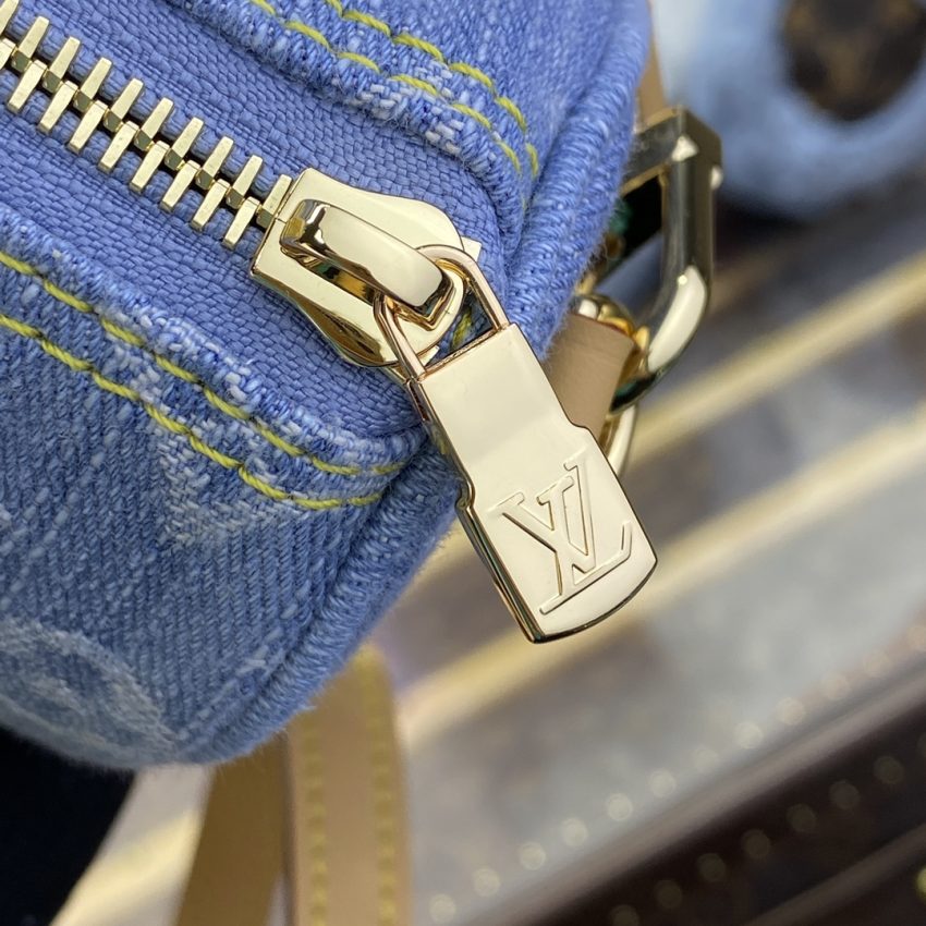 Replica Louis Vuitton Speedy Nano Denim - top-rated replica designer bag