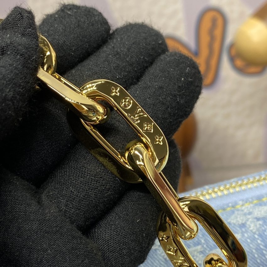 Replica Louis Vuitton Coussin Denim - realistic designer-inspired fake bag