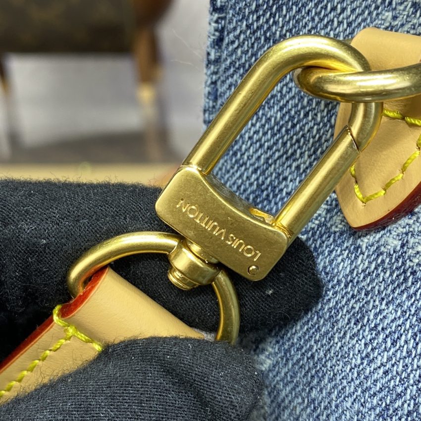 Replica Louis Vuitton Nano Steamer Denim - premium-grade designer purse dupe