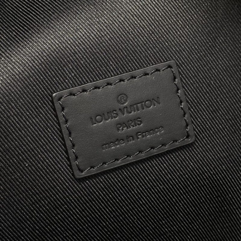 Replica Louis Vuitton Discovery Backpack Black Canvas - high-quality designer bag clone