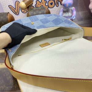 Replica Louis Vuitton Wearable Wallet Denim - premium 1:1 fake handbag model